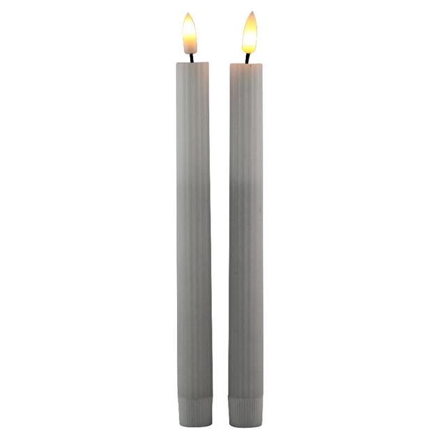 LED svíčka s časovačem 25,5 cm sada 2 ks