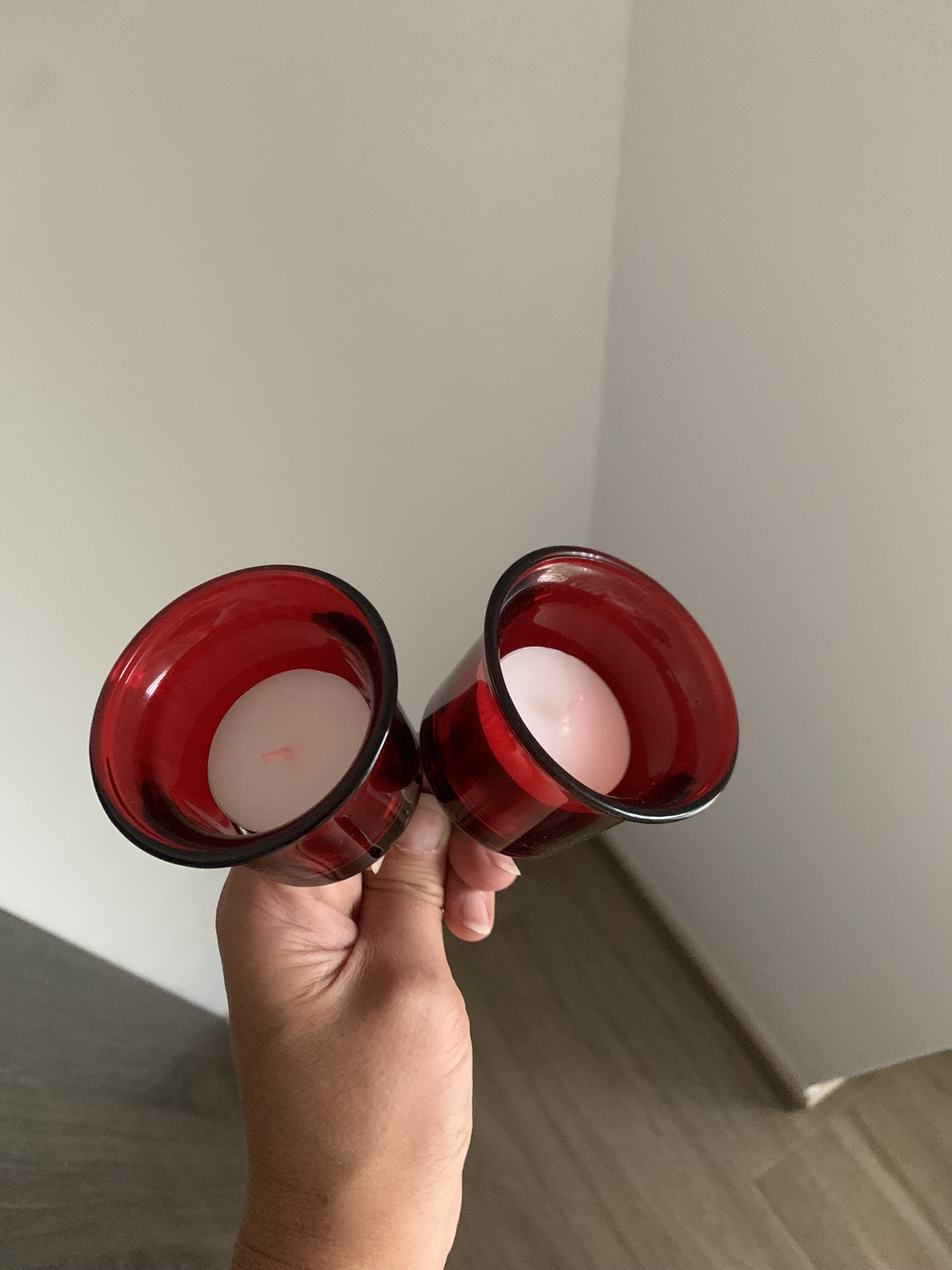 Kalich na čajovou svíčku zápich 10 cm