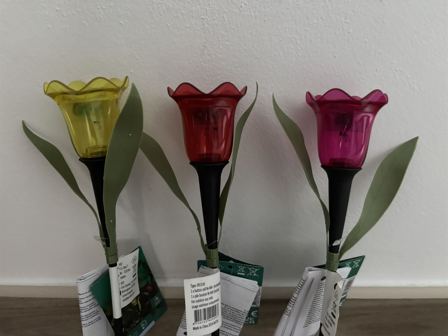 Tulipán solární 31 cm sada 3 ks