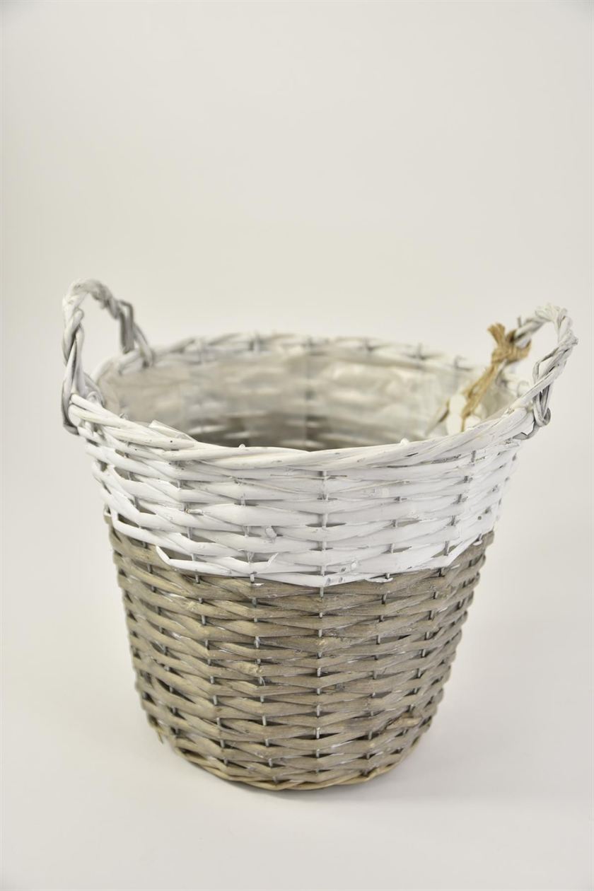 Koš dvoubarevný 25 cm