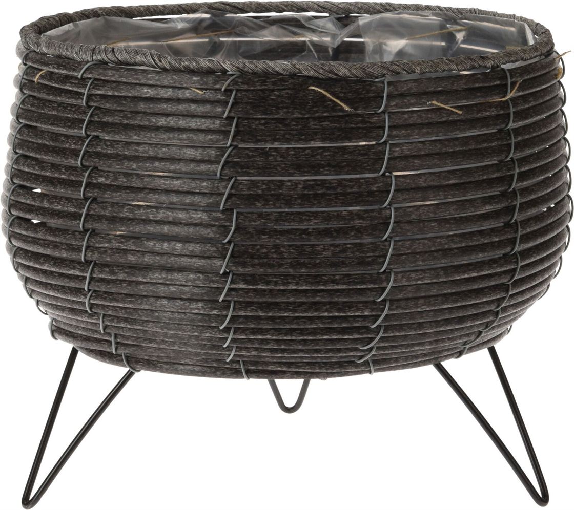 Koš/květináč na nožkách 25 cm