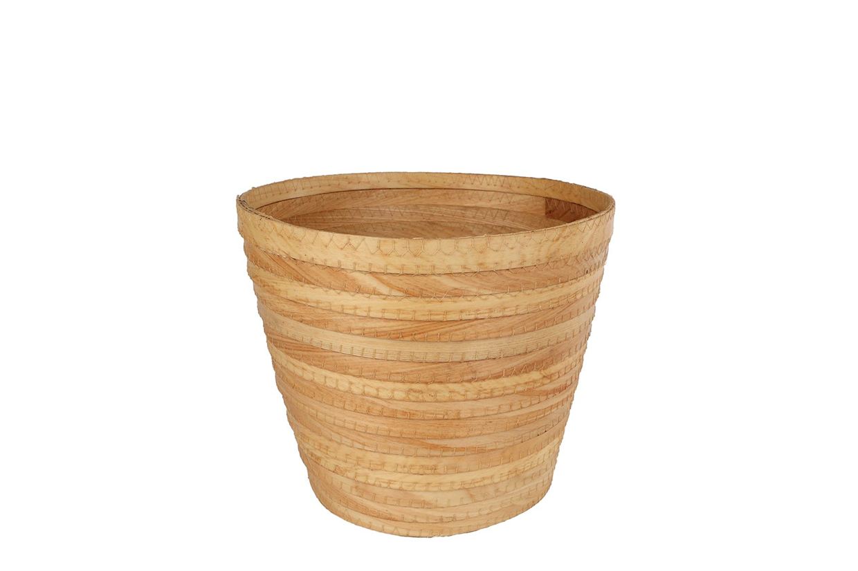 Květináč dřevěný 22 cm