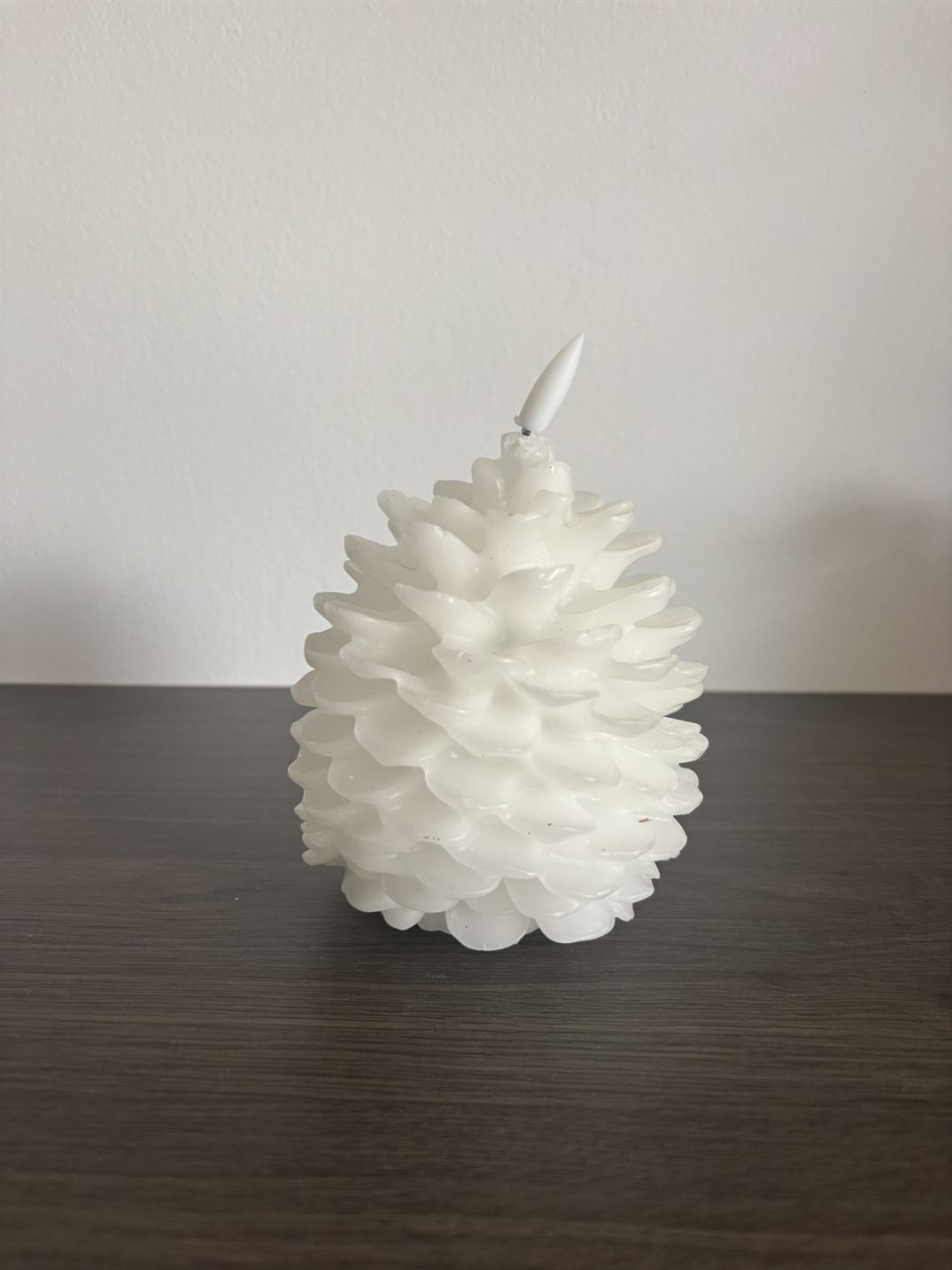 LED svíčka šiška 13 cm