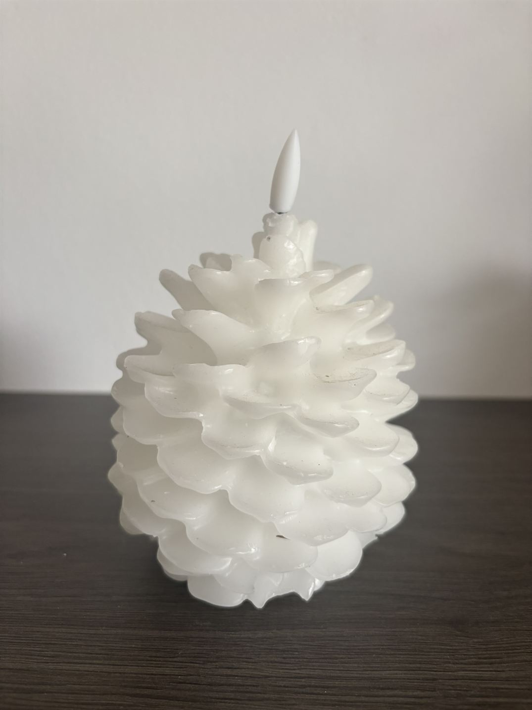 LED svíčka šiška 13 cm