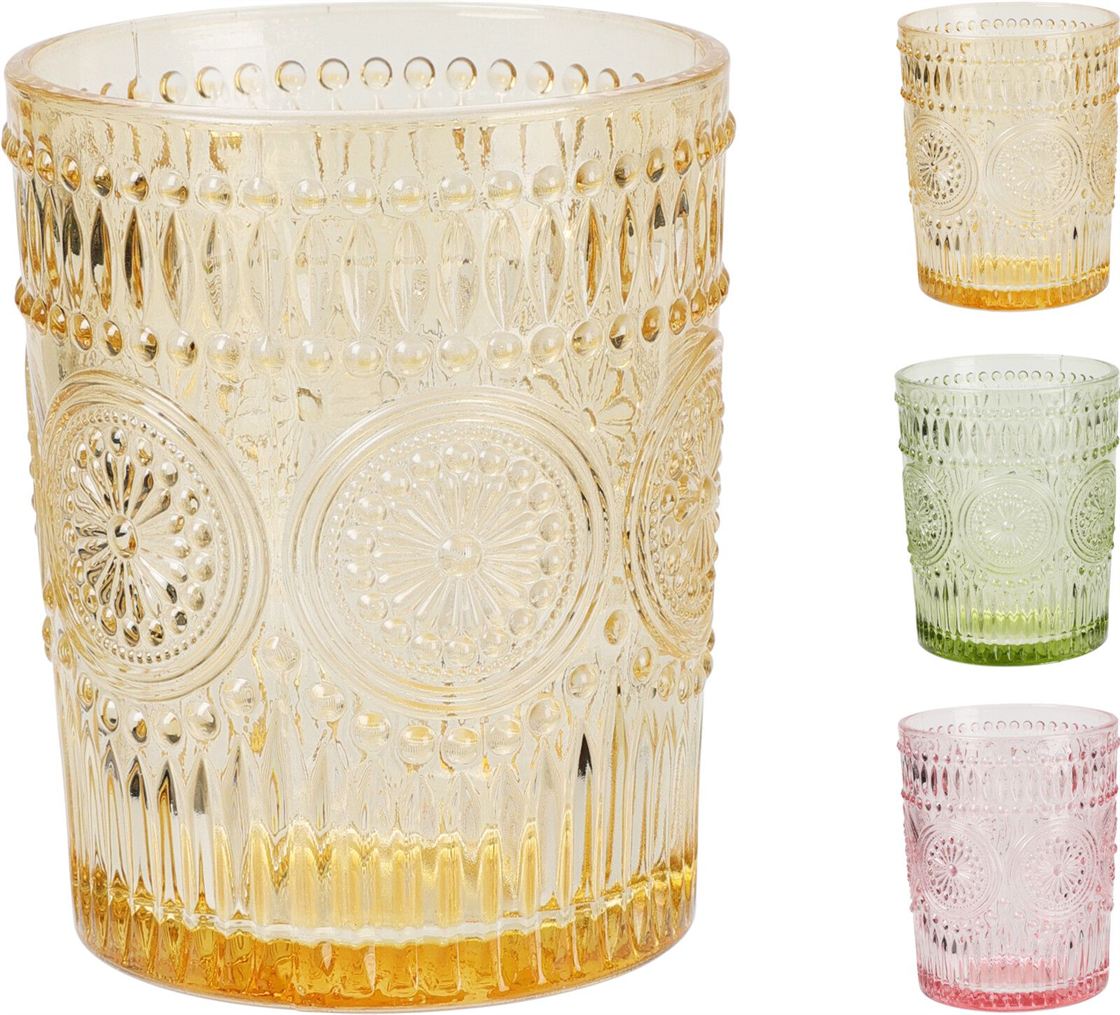 Kalich na svíčku/sklenička 10 cm sada 3 ks