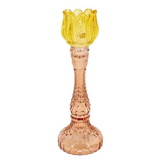 Kalich na svíčku tulipán 29 cm