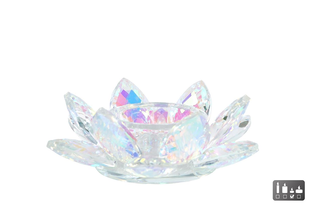 Kalich na svíčku perleťový 12 cm