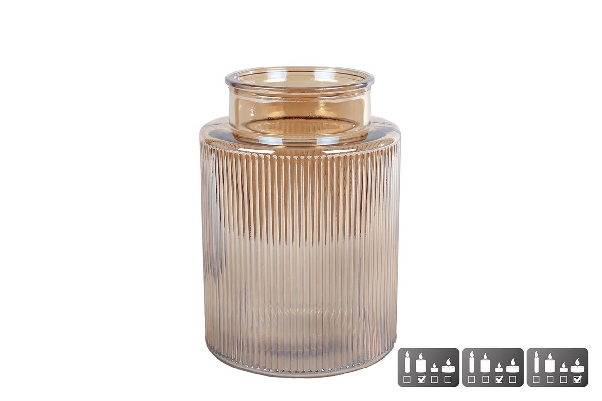 Kalich na svíčku/váza Niam 21 cm