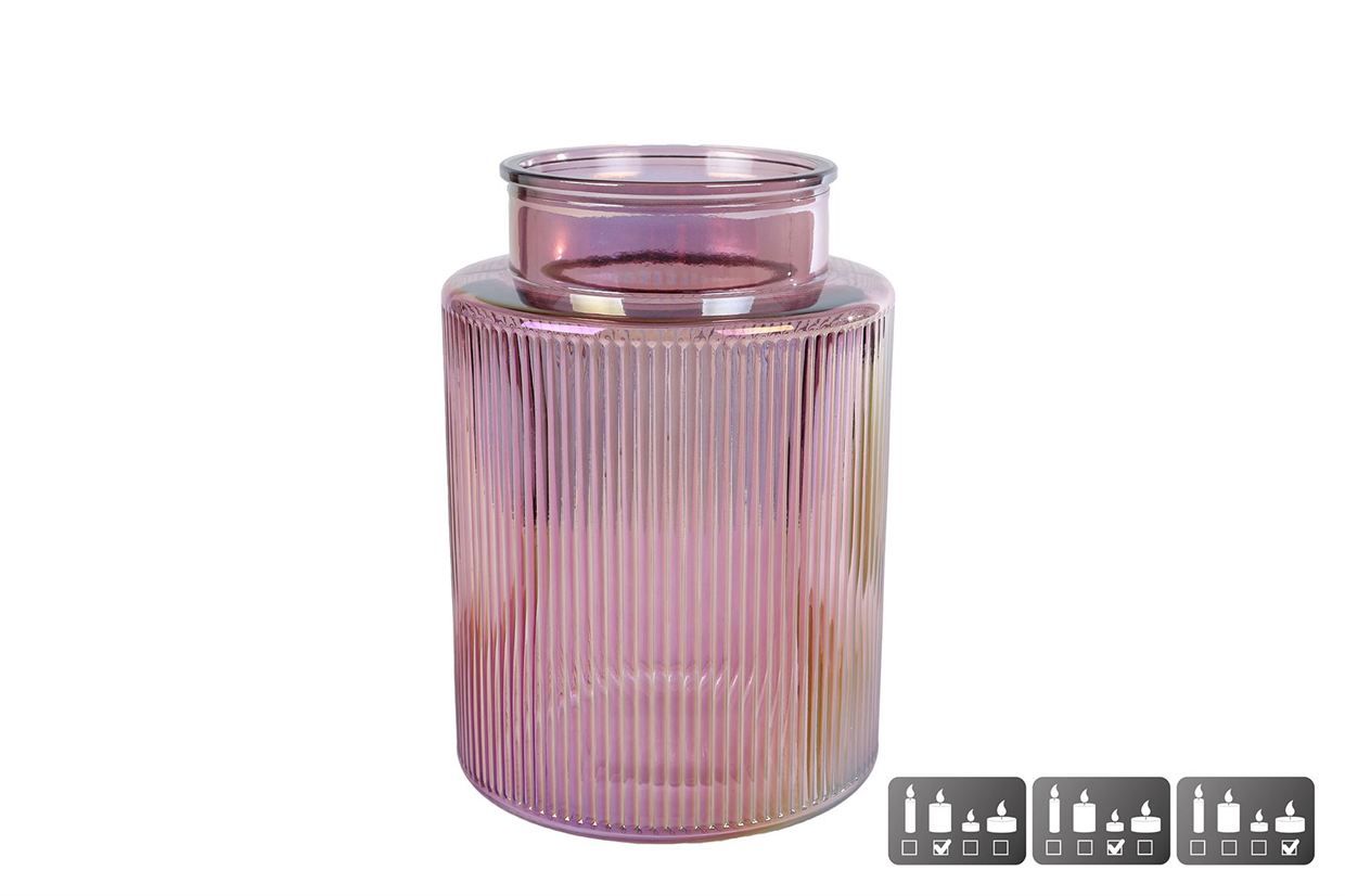 Kalich na svíčku/váza Niam 21 cm