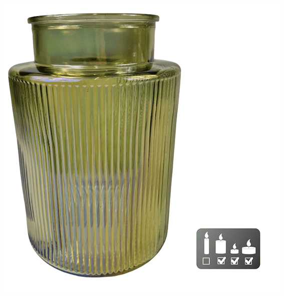 Kalich na svíčku/váza Niam 21 cm