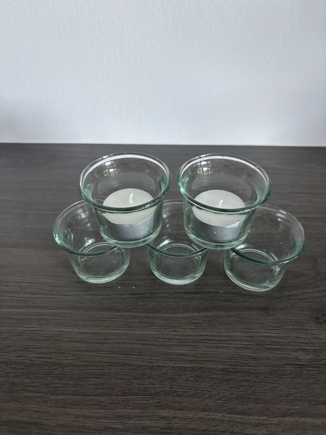 Kalich na svíčku 4,5 cm 4 ks