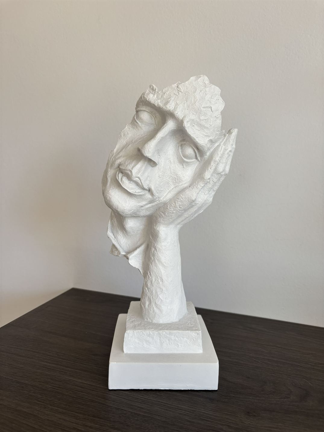 Dekorace stolní obličej 33 cm