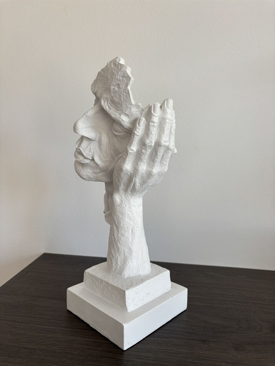 Dekorace stolní obličej 33 cm