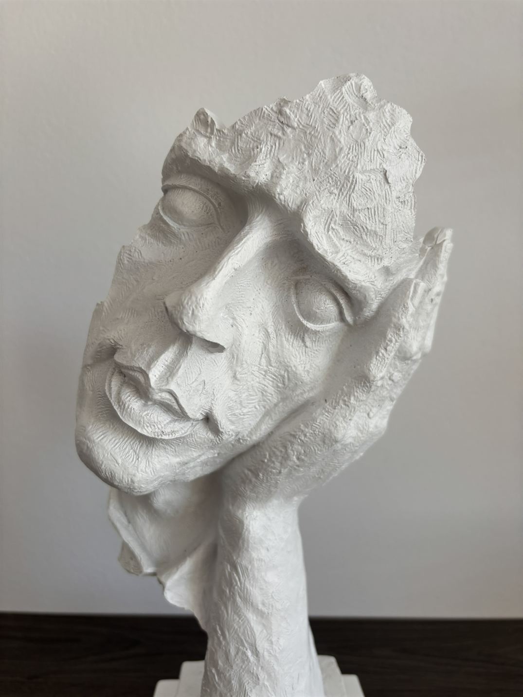 Dekorace stolní obličej 33 cm