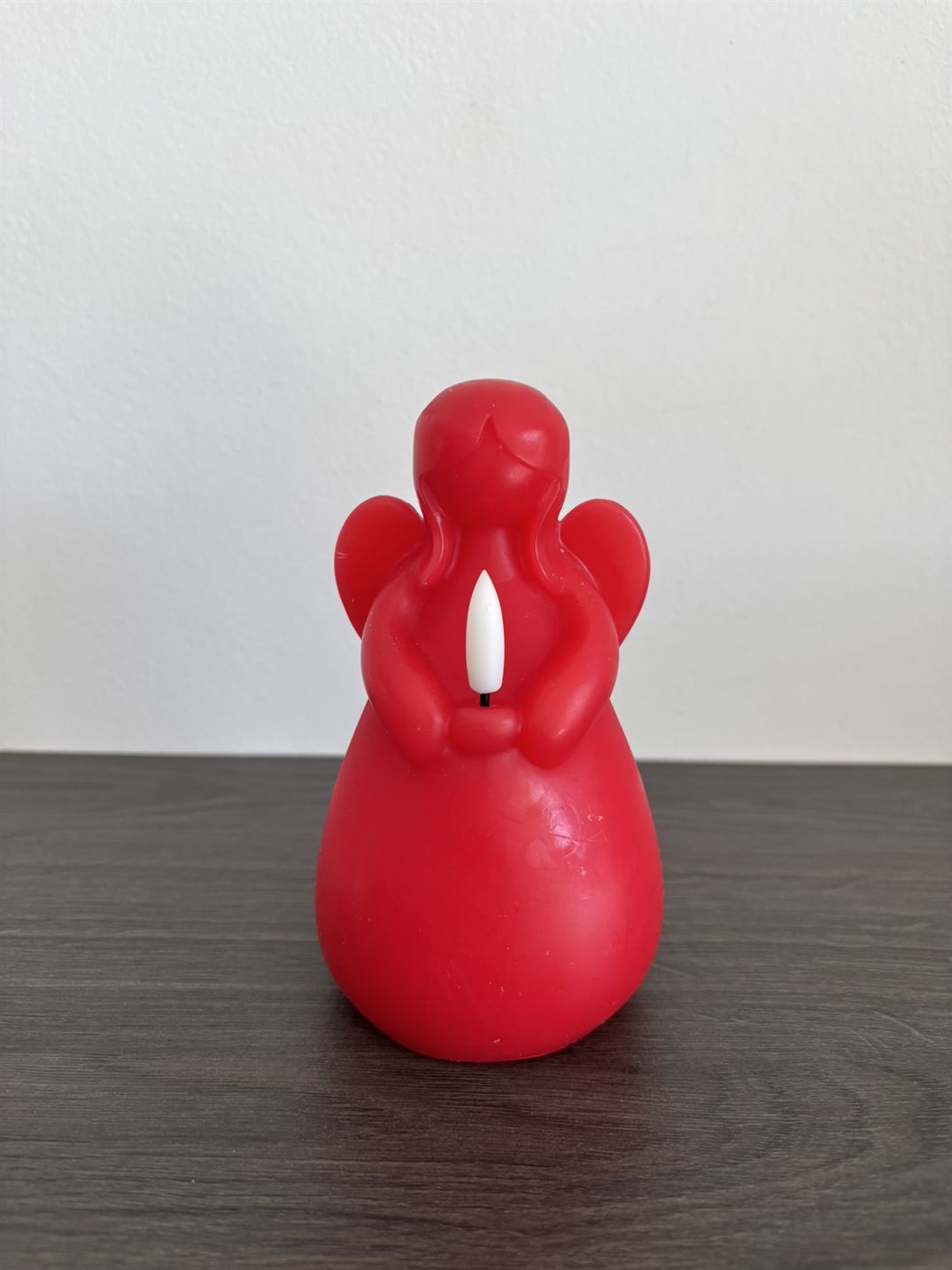 LED svíčka anděl 14,5 cm