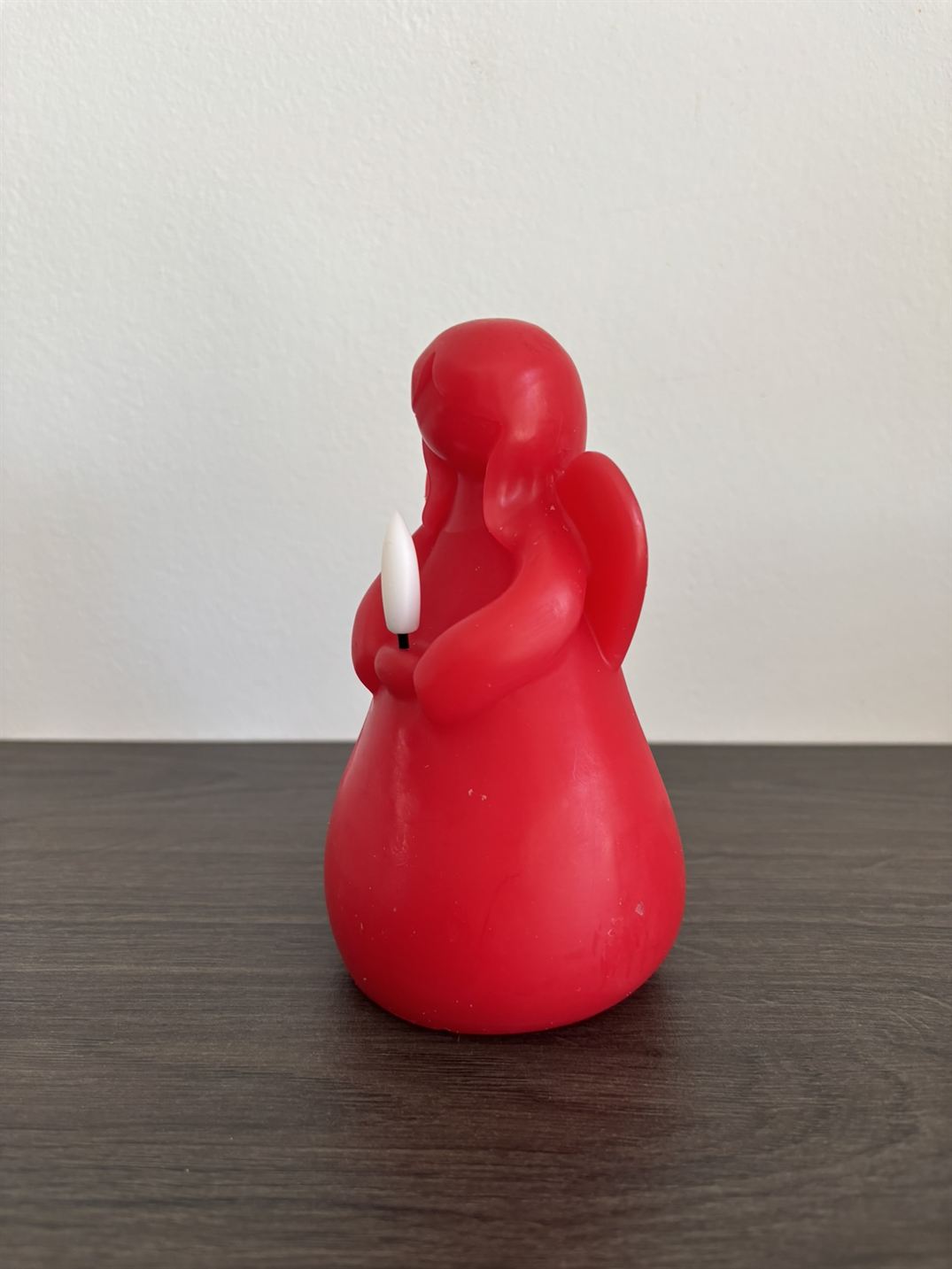 LED svíčka anděl 14,5 cm