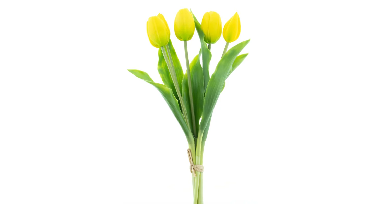 Tulipány silikonové 36 cm 5 ks