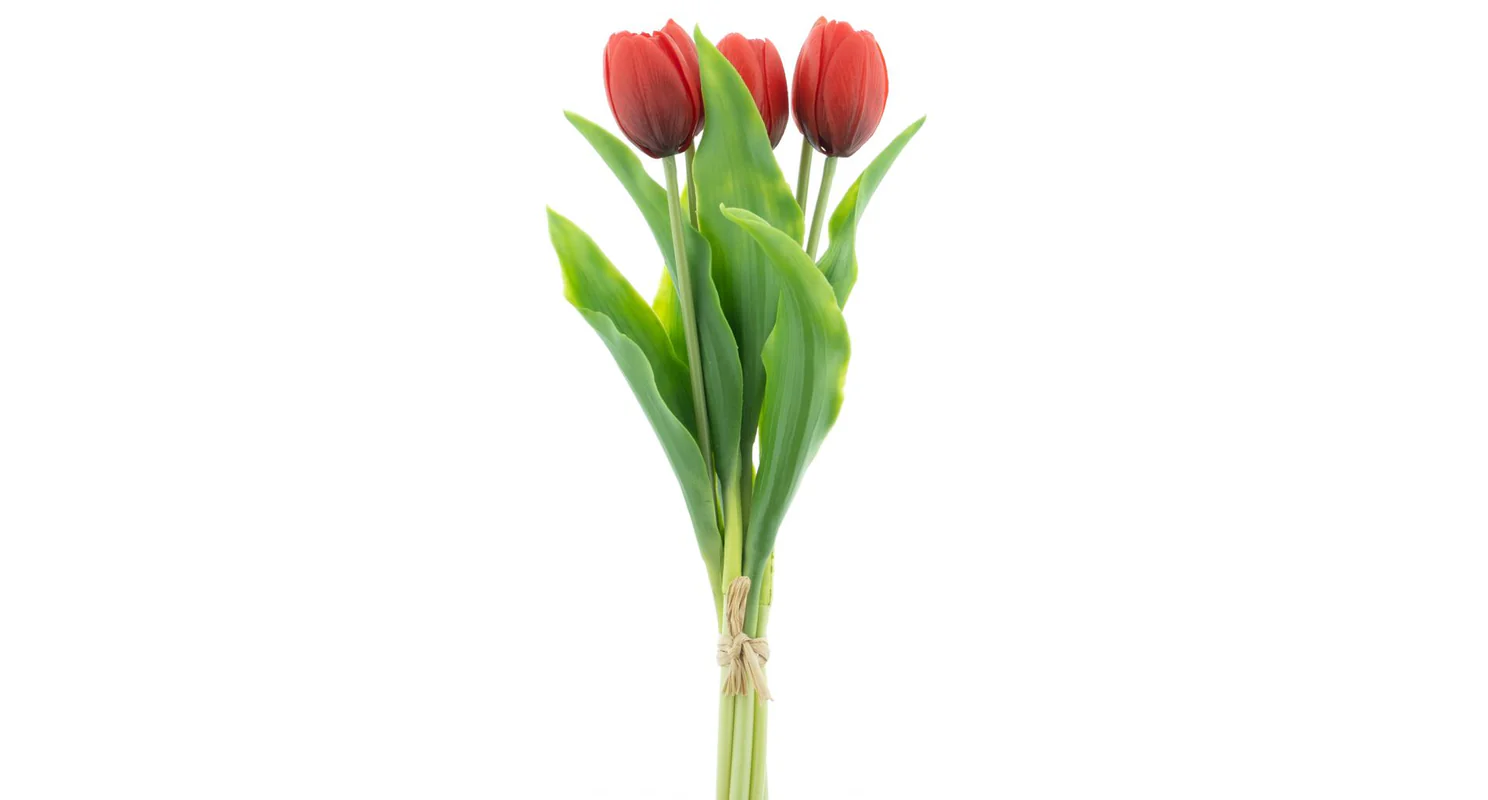 Tulipány silikonové 36 cm 5 ks