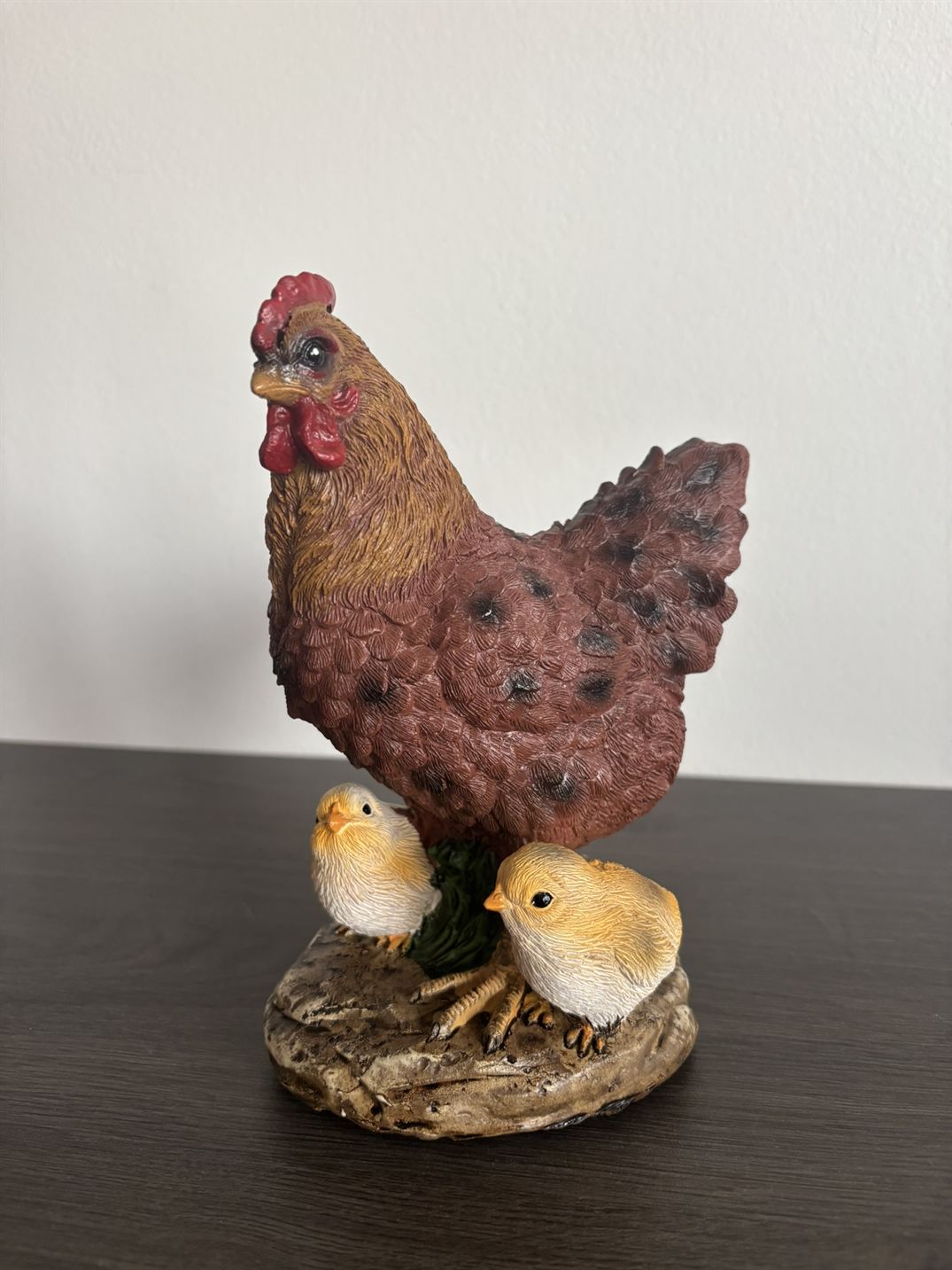 Slepice s kuřátky 20 cm