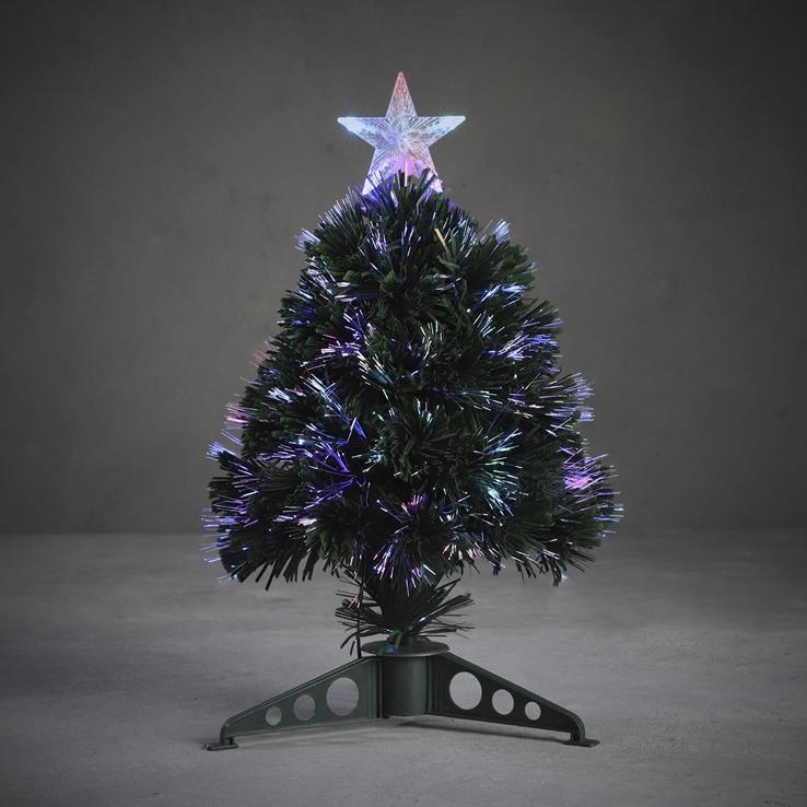 Stromek se svítícími vlákny 45 cm