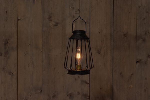 Lucerna solární s uchem 27 cm