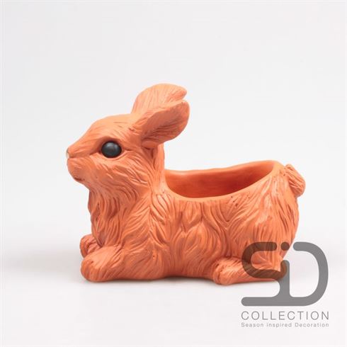 Květináč zajíc 17,5 cm